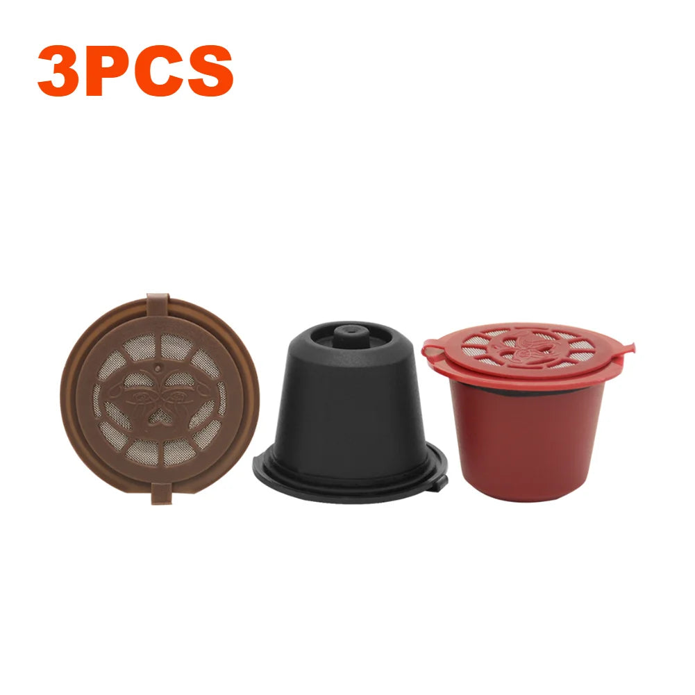 Eco-Friendly Reusable Nespresso Pods - 3 Refillable Filters & Tools